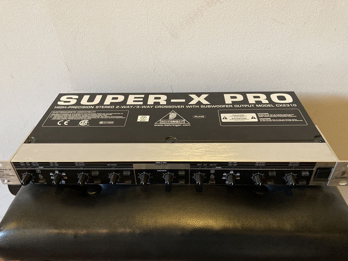 最大54%オフ!BEHRINGER ベリンガー SUPER-X PRO CX2310 チャンネル
