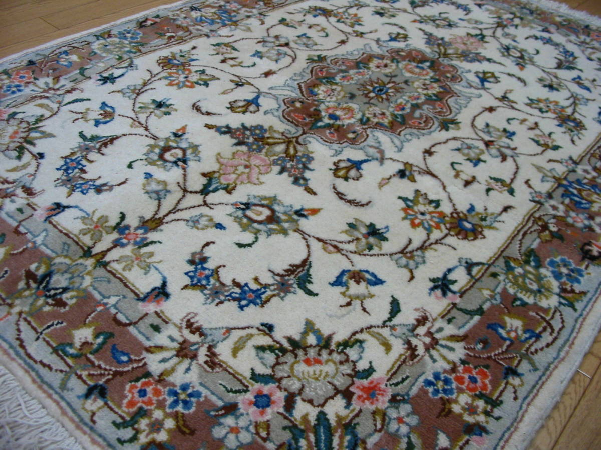 SALE ペルシャ絨毯　カシャーン AD196 新品　150ｘ100ｃｍ kashan persia carpet