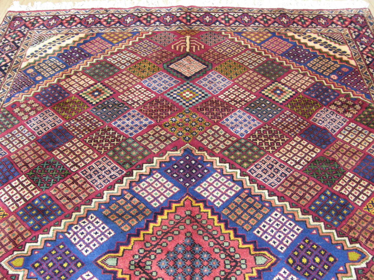 ペルシャ絨毯 290x213 手織り No.AB446 美術品 ナジャファバッド ペルシャ絨毯 290x213 手織り No.AB446 美術品 ナジャファバッド