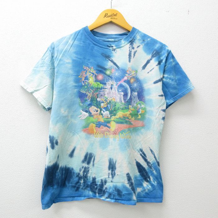 M/古着 ヘインズ Hanes 半袖 Tシャツ メンズ ディズニー DISNEY