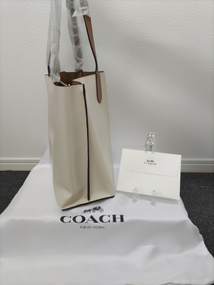 COACH コーチ ウィロウ ショルダー トート バッグ ホワイト