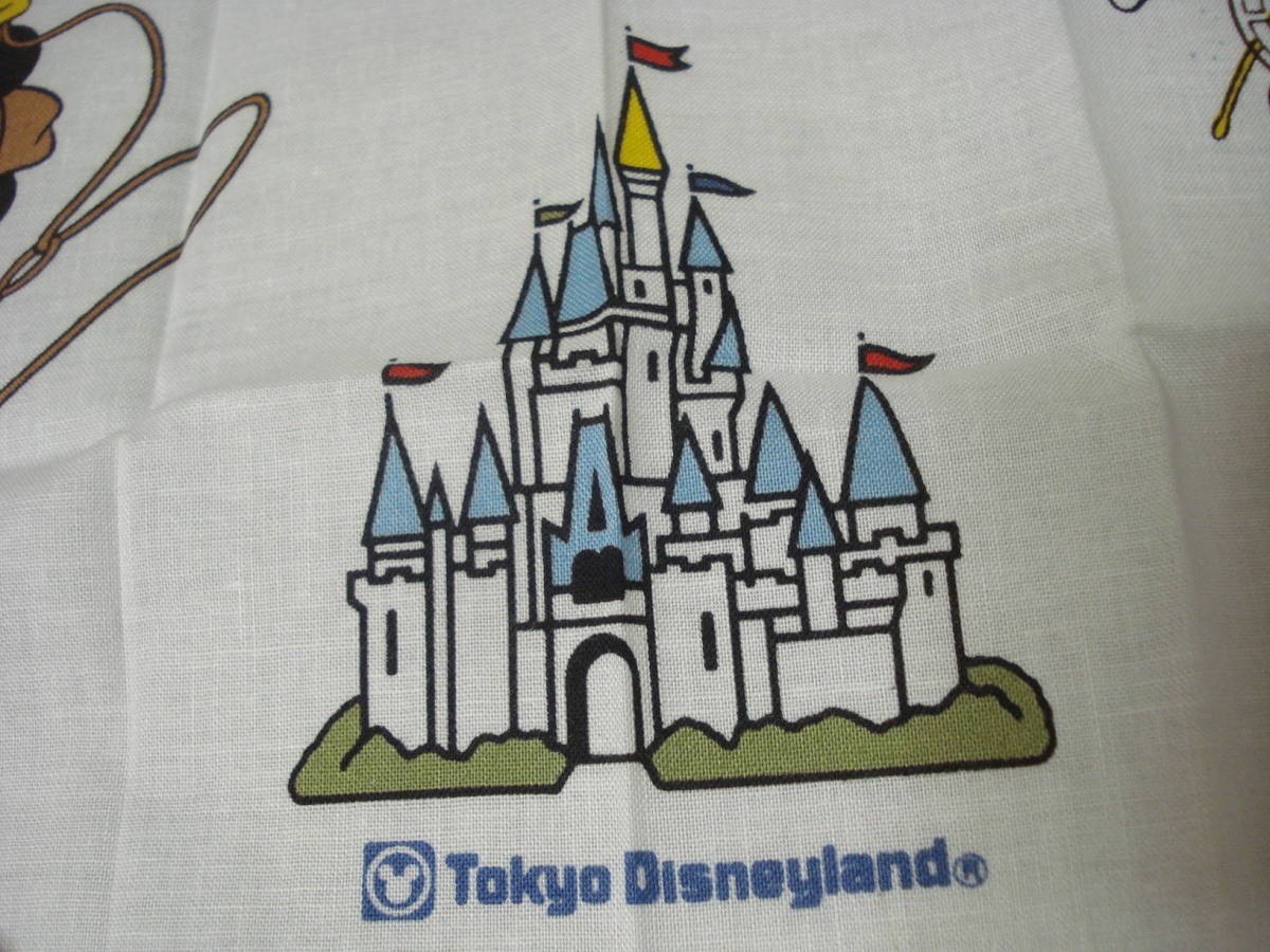 * TDL Tokyo Disney Land handkerchie * smaller Mickey Mouse retro 
