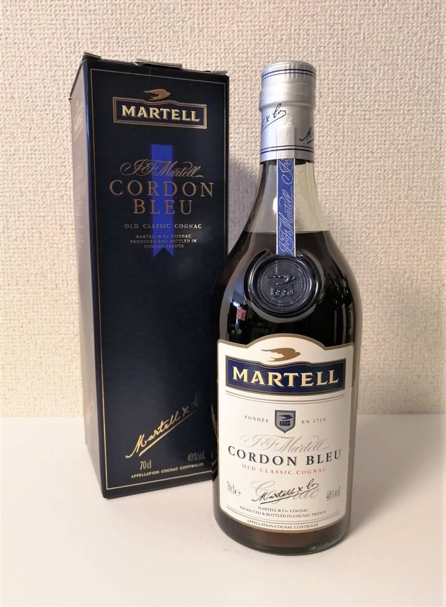 MARTELL マーテル CORDON BLEU コルドンブルー 旧ボトル 700ml 40度 箱付き(マーテル)｜売買されたオークション情報