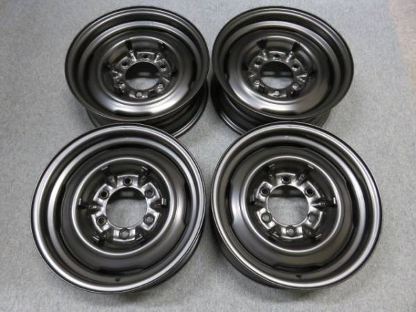 即納 新品 US純正 TOYOTA LANDCRUISER FJ40 BJ41 BJ44 ランドクルーザー ランクル40 ランクル60 純正 スチールホイール 4本 4X4 4WD ナロー