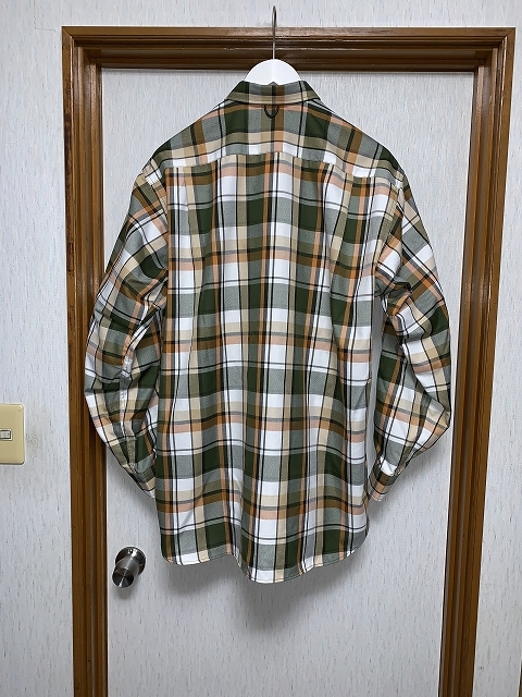 L 新品 22ss DAIWA PIER39 Tech Work Shirts Flannel Plaids チェックシャツ BE-88022 ダイワピア39_画像2