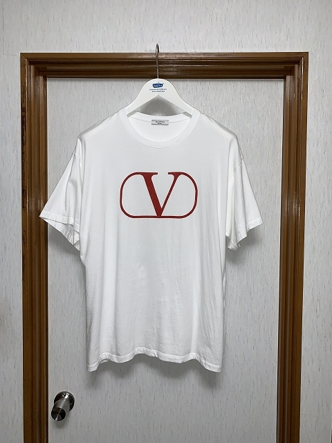 入手困難】ヴァレンチノ ポケットロゴ ステッチ Tシャツ XL レア