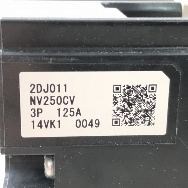 NV250-CV 3P 125A 100-500mA 漏電遮断器 三菱電機 【未使用 開封品】 ■K0023807_画像5