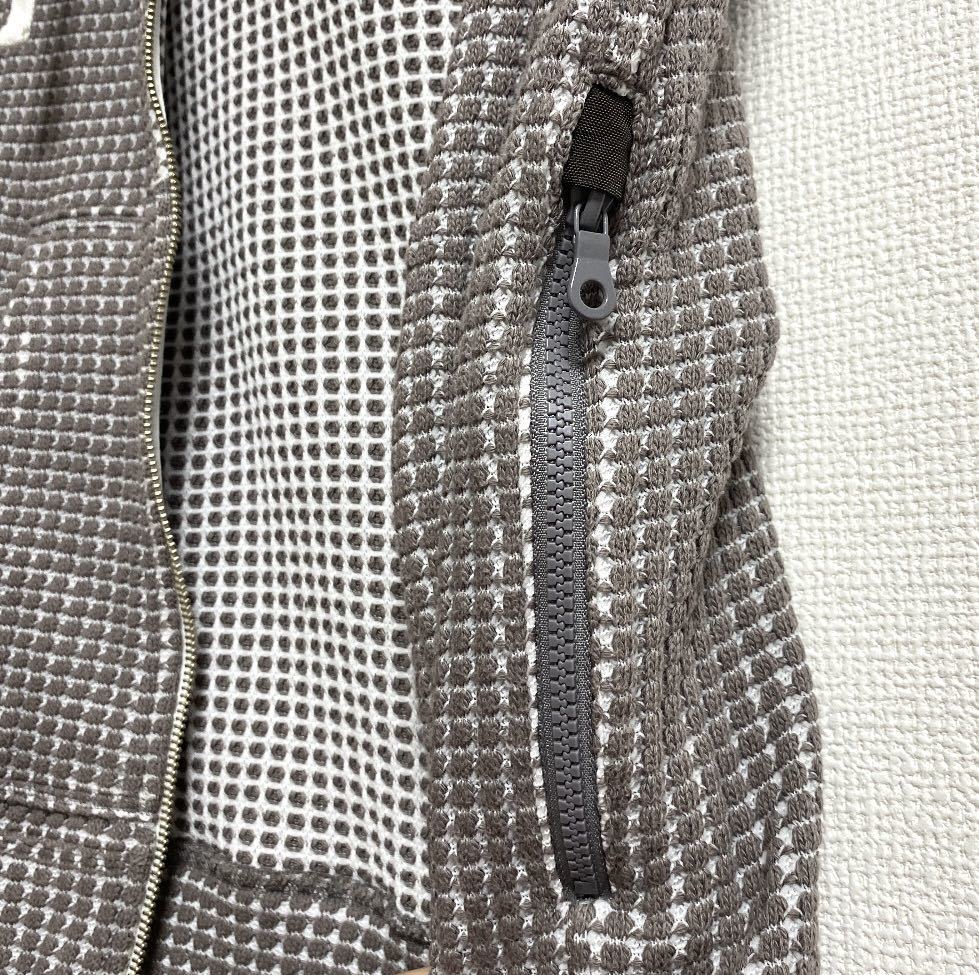 シーグリーン Seagreen フルジップワッフルパーカー Gray 01 | hornnes.no