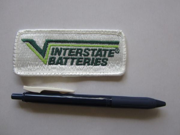 【中古】INTERSTATE BATTERIES インターステート・バッテリーズ ワッペン/ステッカー レーシング F1 自動車 整備 作業着 ビンテージ 133_画像7