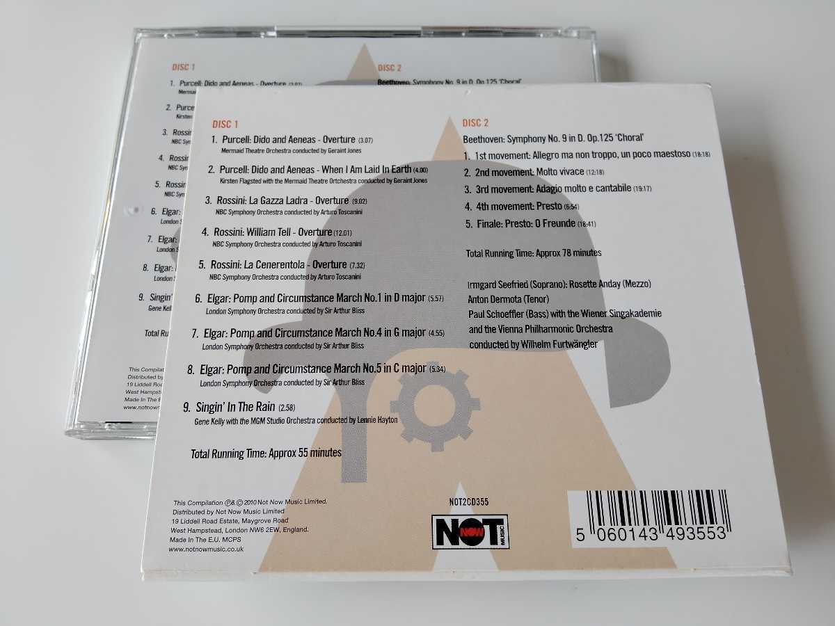 【スリーブ入り2CD良好品】Music That Inspired CLOCKWORK ORANGE NOTNOW MUSIC NOT2CD355 2010年リマスター,Stanley Kubrick FILM_画像2