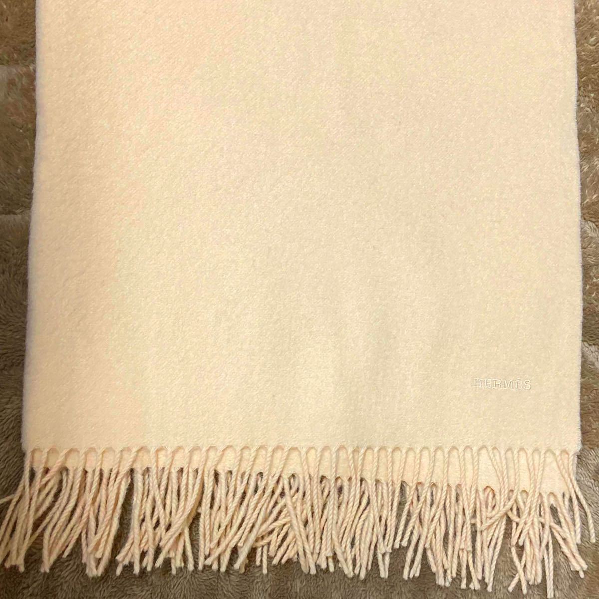 良品】 エルメス HERMES マフラー ショール ひざ掛け 良品】 エルメス HERMES マフラー ショール ひざ掛け
