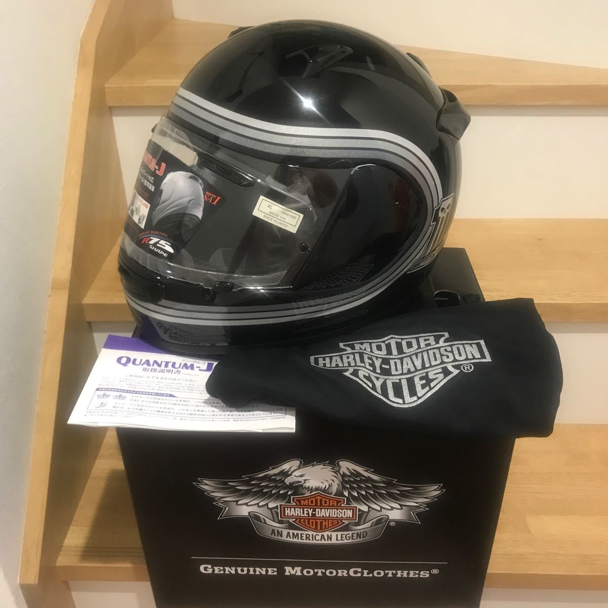 Arai アライ　ハーレーダビッドソン 純正 QUANTUM J XLサイズ 未使用品　フルフェイス HARLEYDAVIDSON