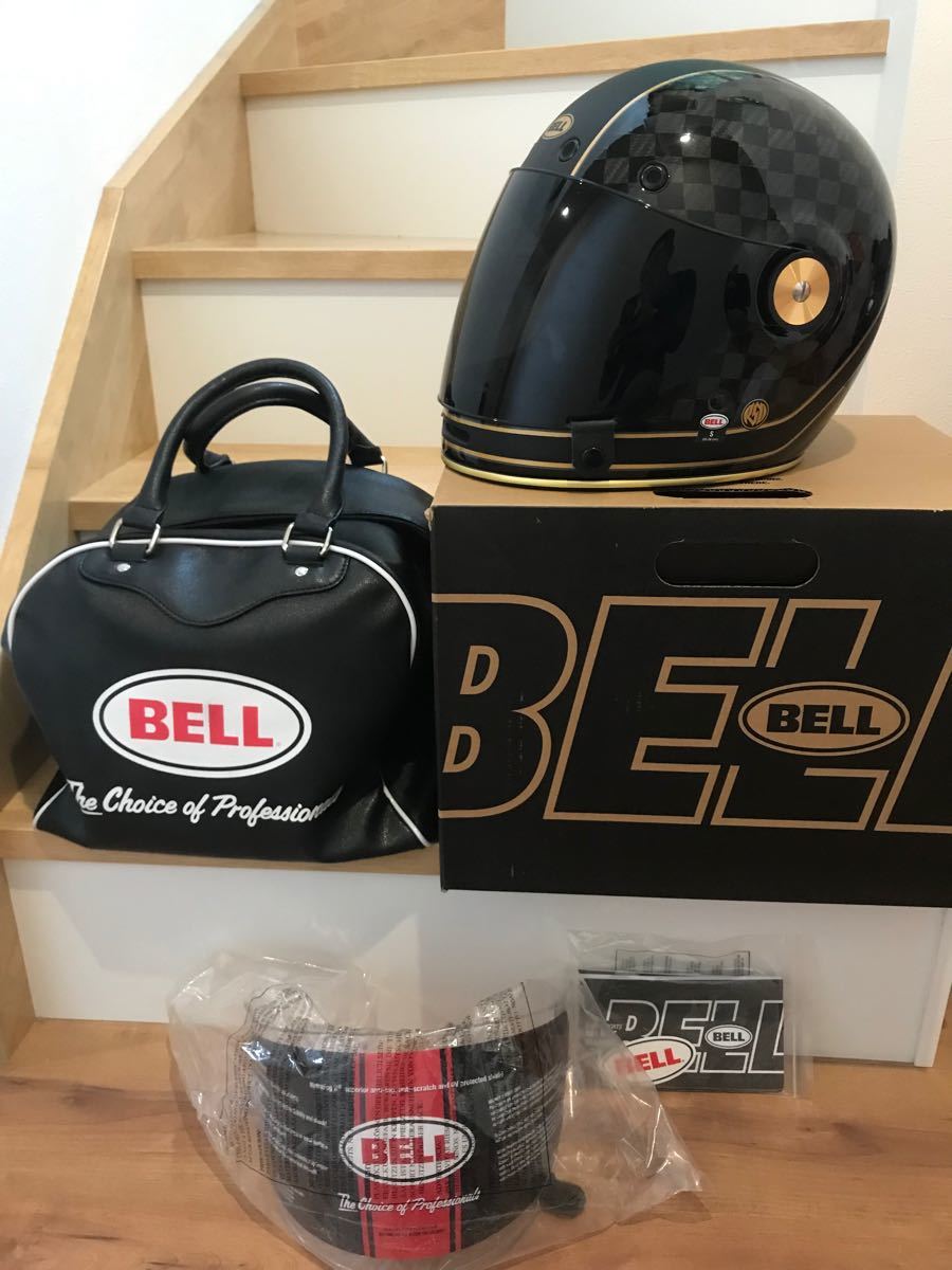 定番の冬ギフト カーボン ベル ブリット Check It Rsd Bullitt Bell Helmet 未使用品 バイク フェイスヘルメット フルフェイスヘルメット Reachahand Org