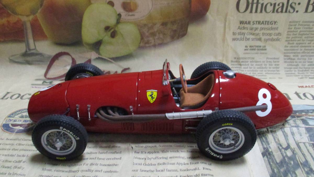 * ultra rare out of print *EXOTO*1/18*Ferrari 500 F2 Long Nose #8 1953 British GP* Ferrari 