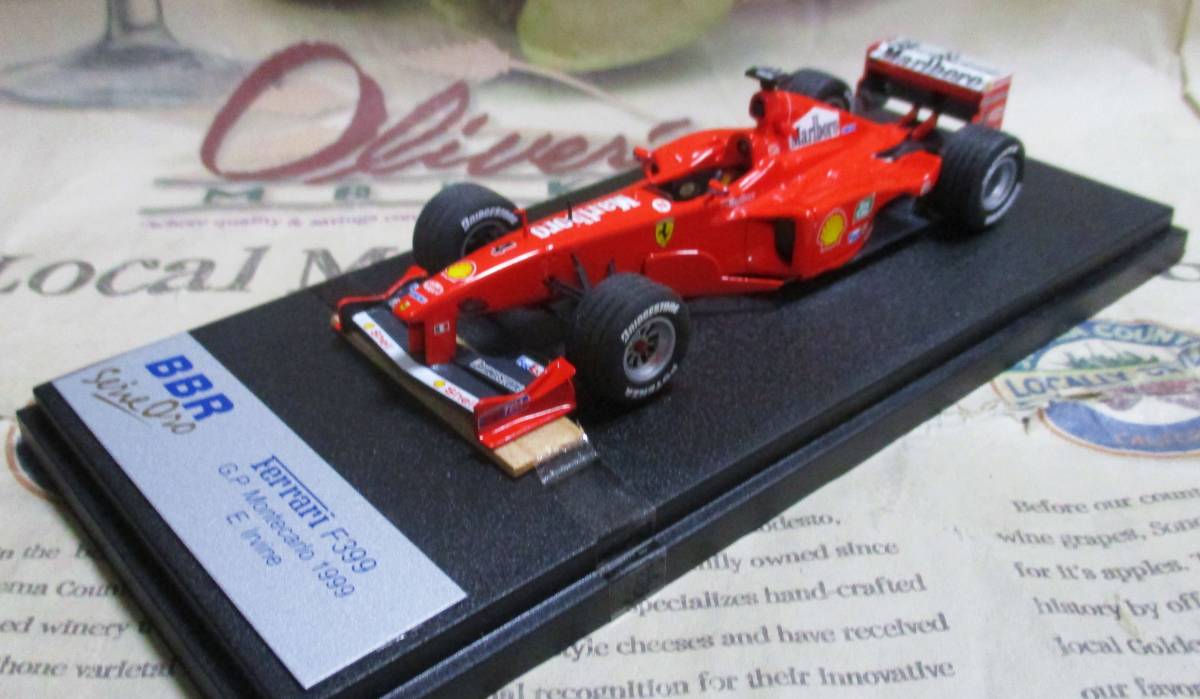 ★レア絶版*BBR*1/43*Ferrari F399 #4 Marlboro 1999 Monaco GP*Eddie Irvine*フェラーリ≠MR