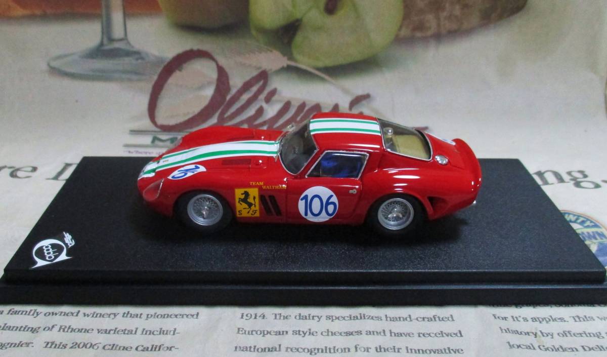 ★激レア絶版*REMEMBER*1/43*Ferrari 250 GTO #106 1963 Targa Florio≠BBR_画像5