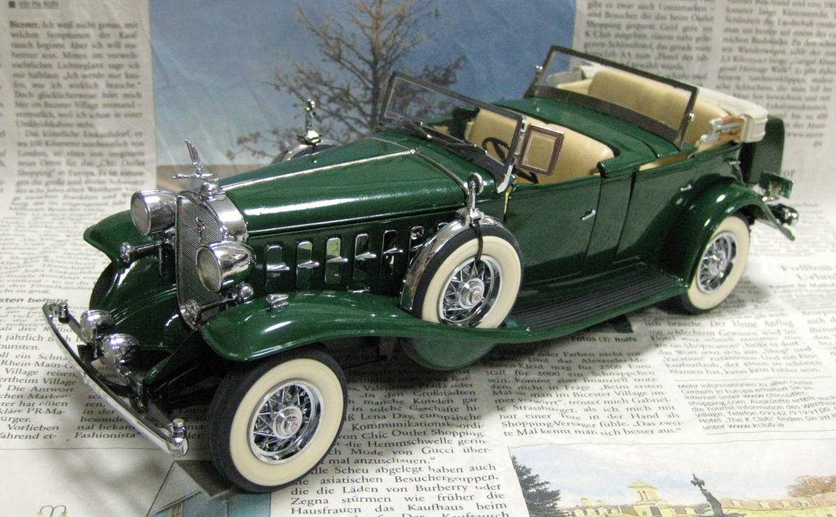 *絶版*ダンバリーミント*1/24*1932 Cadillac V-16 Sport Phaeton グリーン_画像1