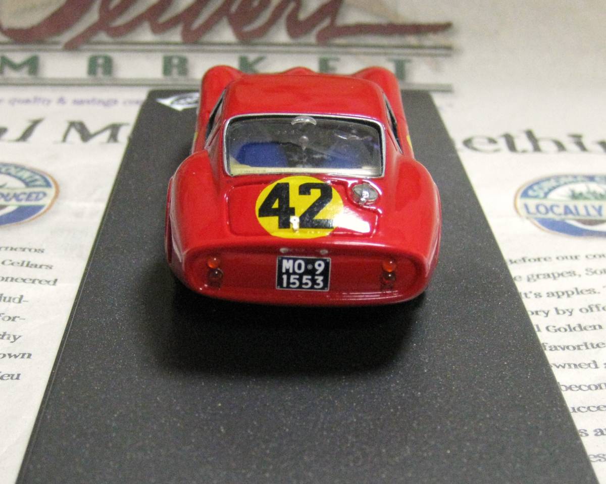 *レア絶版*REMEMBER*1/43*Ferrari 250 GTO #42 1963 Coppa Intereuropa Monza*フェラーリ≠BBR_画像4