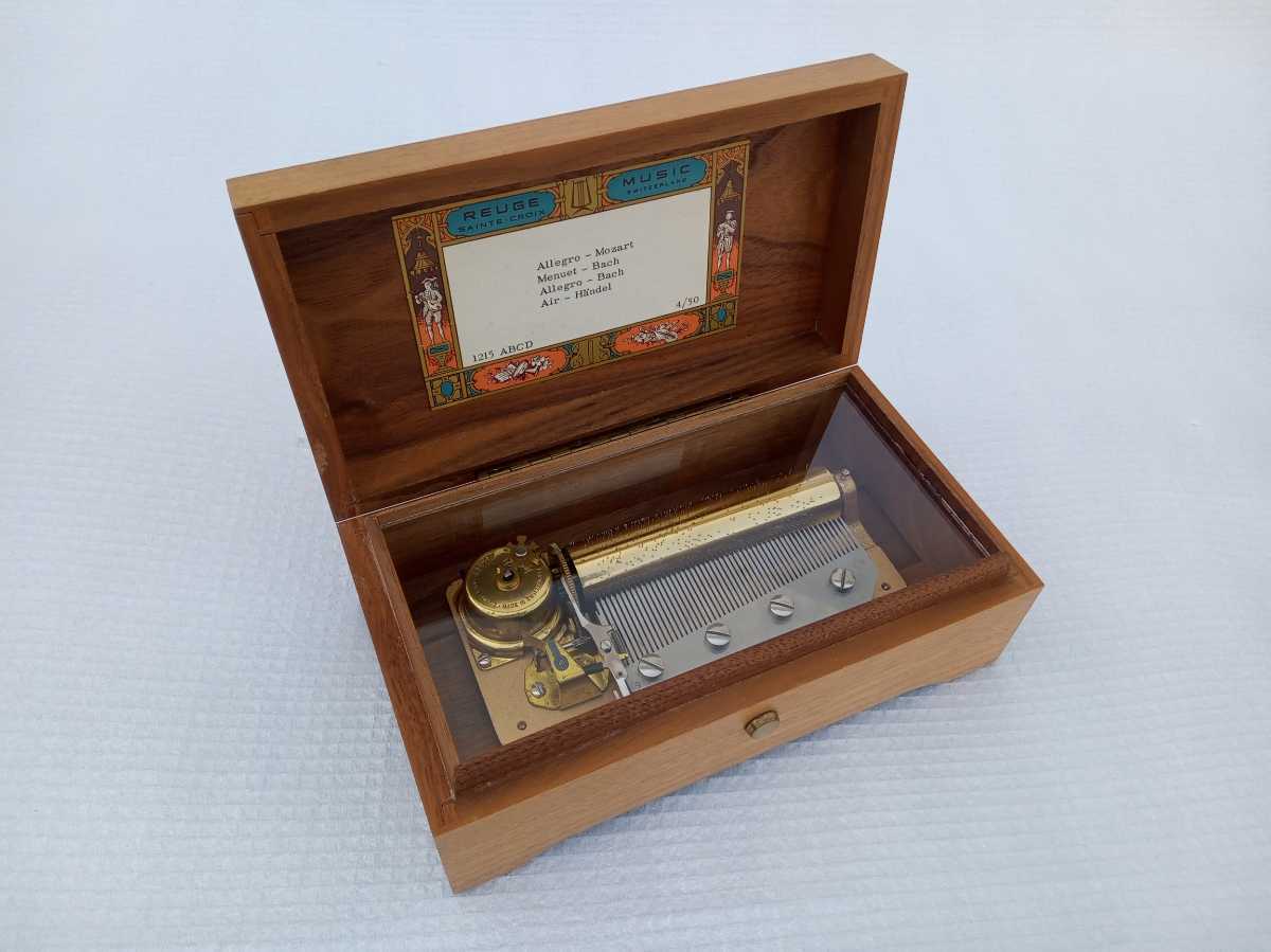 ○REUGE/リュージュ○50弁オルゴール クラシック4曲 スイス○ www