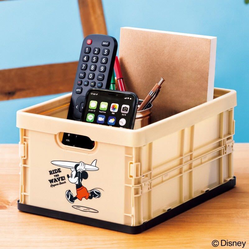 【InRed 2022年5月号付録】ミッキーマウス サーフ柄片づくコンテナBOX（未開封品ですが発送時に開封して中箱を取り除きます）_画像9