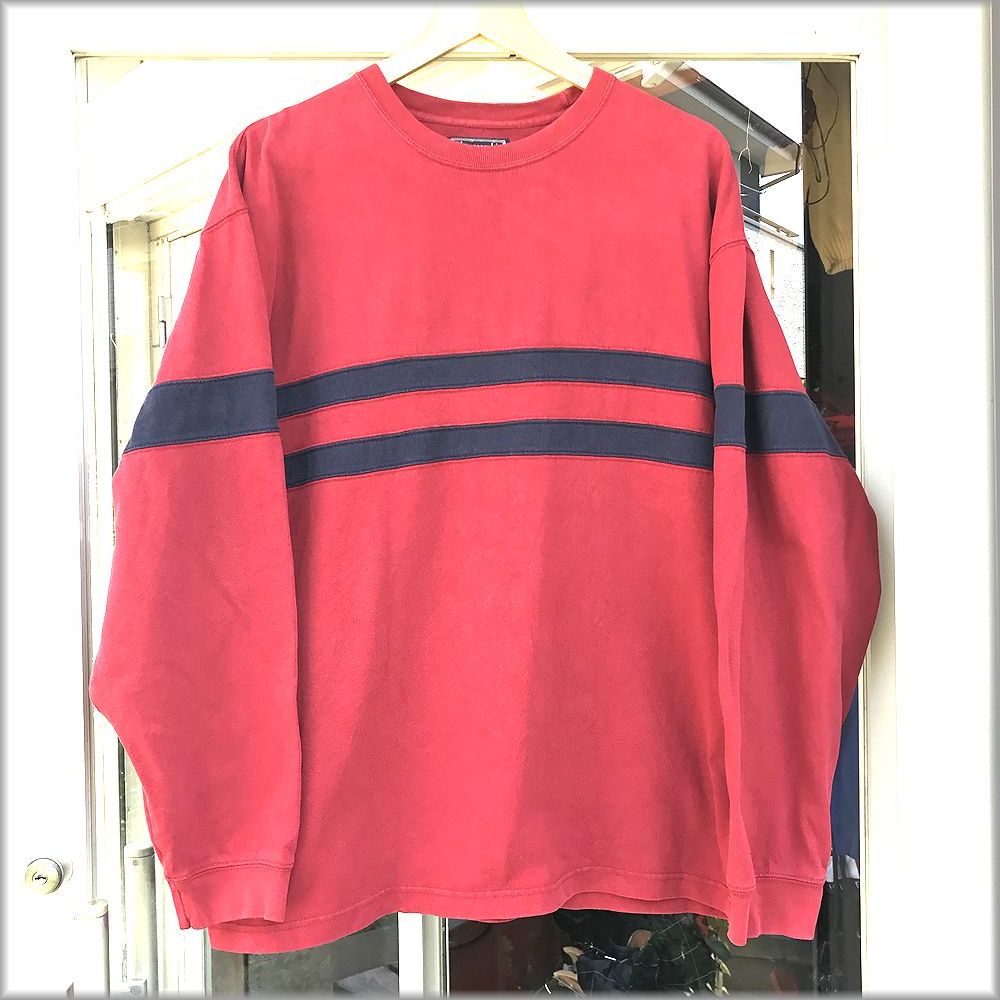 ★Abercrombie&Fitch　アバクロンビー＆フィッチ 　90s　長袖　カットソー　L★検 アバクロ アメリカ 古着 ビンテージ スウェット シャツ_画像1