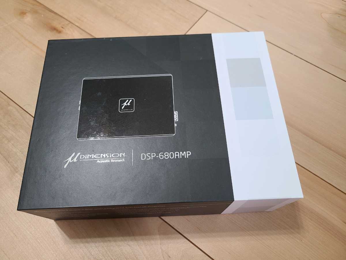 μ DIMENSION DSP-680AMP & REMOTE μ DIMENSION DSP-680AMP & REMOTE