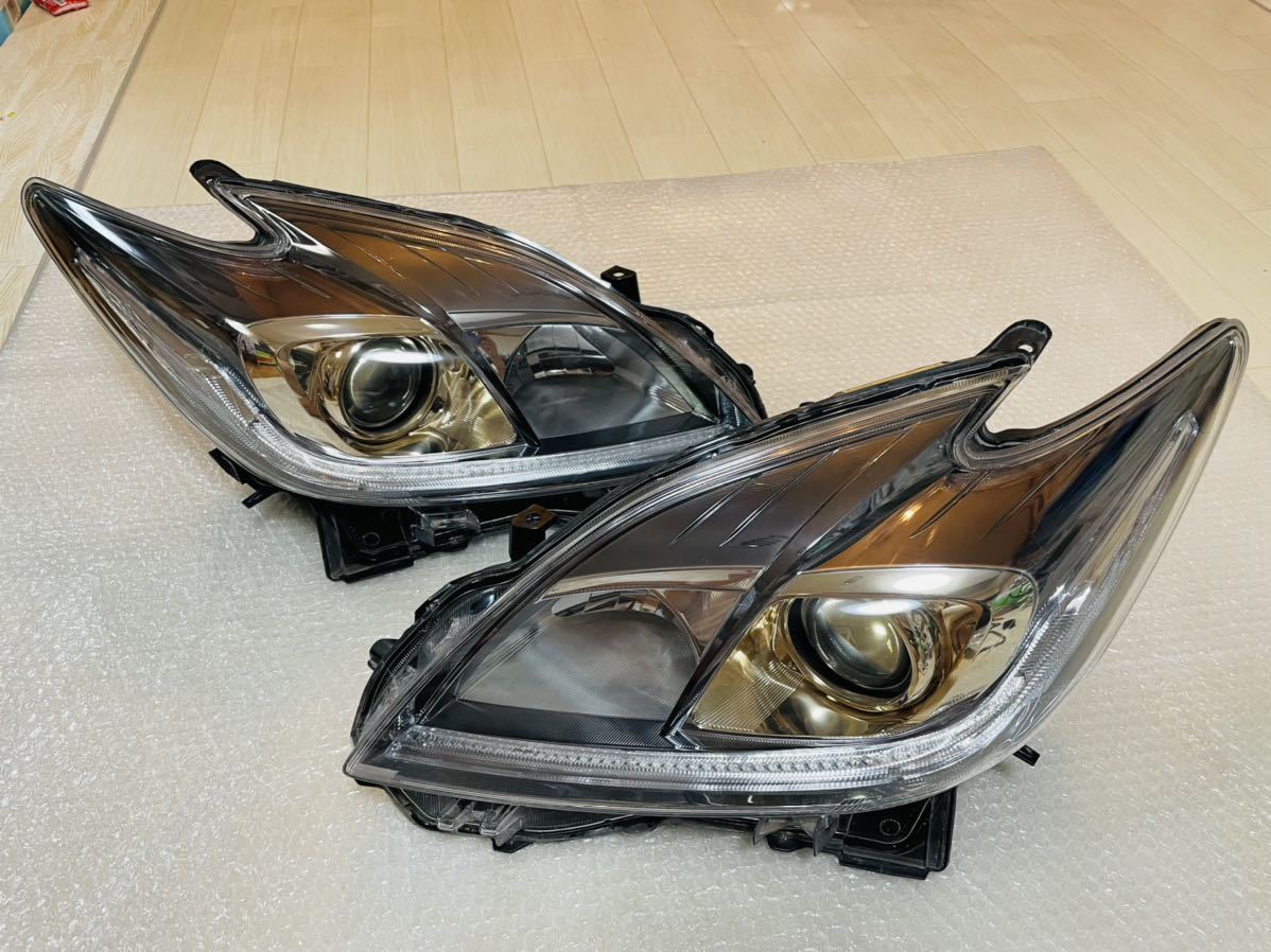 見事な創造力 プリウス ZVW30 後期HIDヘッドライトからハロゲンへ 変換