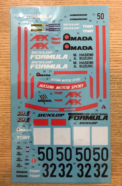 DECAL POOL 1/24 ニッサン スカイライン ターボ R30 Dunlop Gr.A 1987 DP253 シルクスクリーン印刷の高品質デカール_画像2