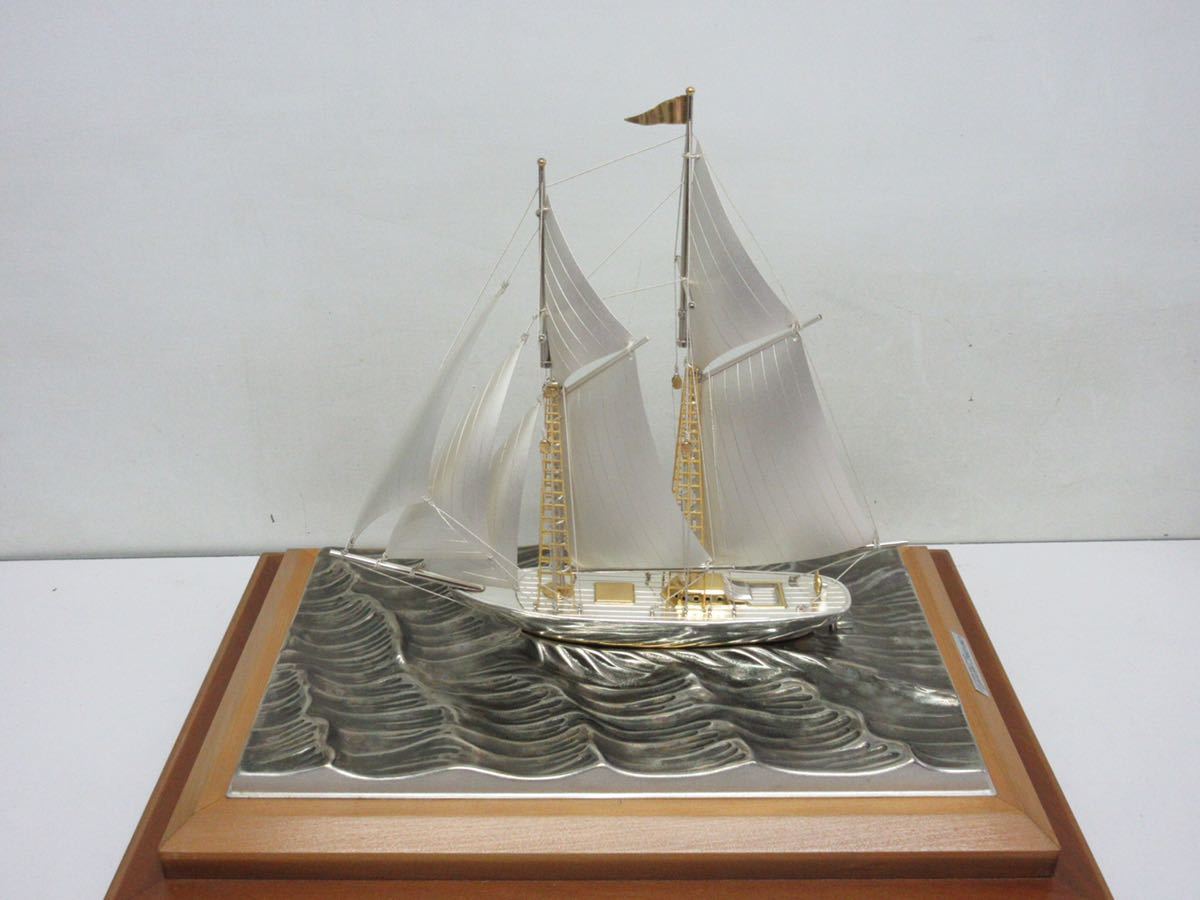 927 銀製 武比古作 帆船 ヨット TAKEHIKO STERLING SILVER 置物