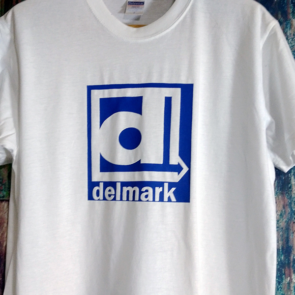 送込　Delmark Records　デルマーク　JAZZ　半袖Tシャツ　白　Lサイズ_画像1