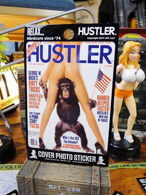  Hustler. cover photo sticker (H) american miscellaneous goods America miscellaneous goods 