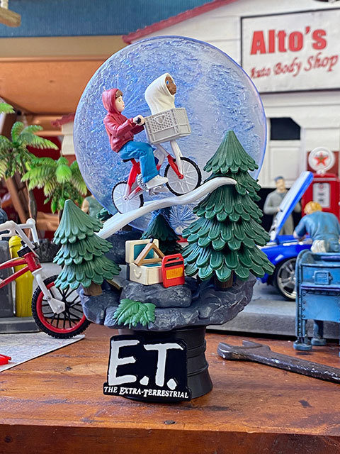 映画「E.T.」フライングシーンのジオラマスタチュー ■ アメリカン雑貨 アメリカ雑貨 フィギュア_画像1