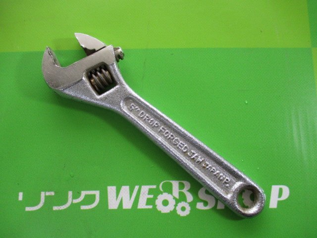 茨城② モンキーレンチ DROP FORGED レンチ 最大開口19mm 工具 DIY