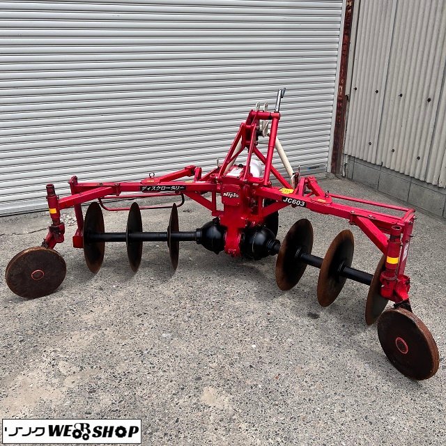 滋賀 ニプロ ディスクロータリー 6連 JC603 トラクター 日農工 Sヒッチ ...