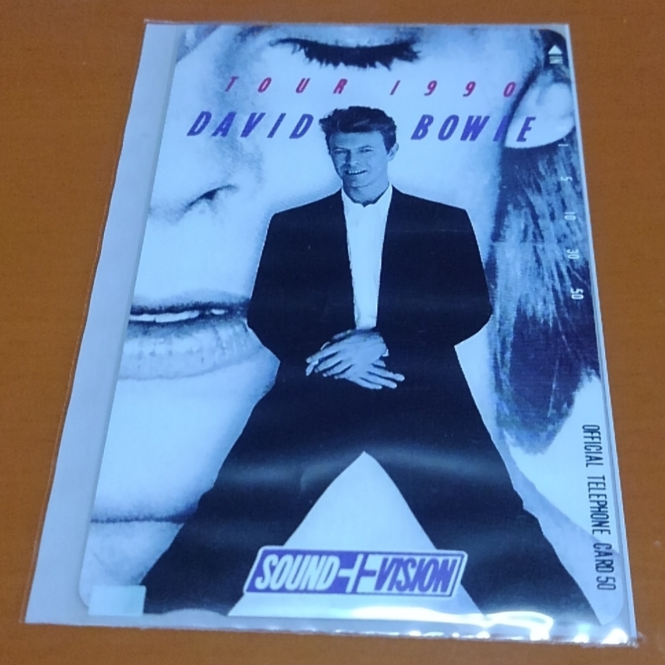 [レア/未使用] テレホンカード / デビッドボウイ SOUND＋VISION TOUR 1990 / David Bowie / テレカ_画像2