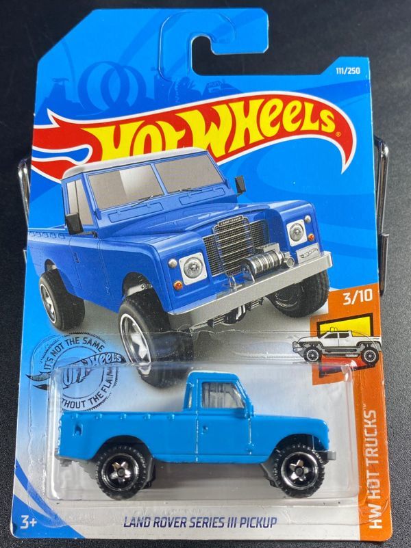 ホットウィール HOTWHEELS LAND ROVER SERIES Ⅲ PICKUP ランドローバー 水色_画像1