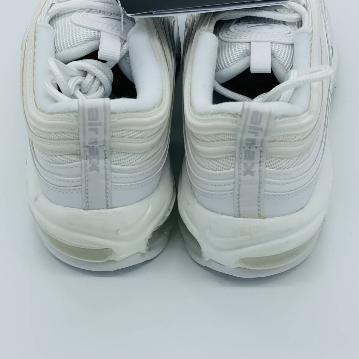 【新品未使用】Nike Air Max 97 White Pure Platinum 921733-100 ナイキ エアマックス エアフォース1 Airforce ホワイト 白 アディダス_画像6