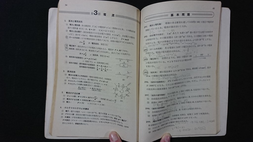 ｖ＃　教科書傍用 高等学校 物理問題集 新課程用　発行年不明　新興出版社啓林館　解答なし　古書/E02_画像3