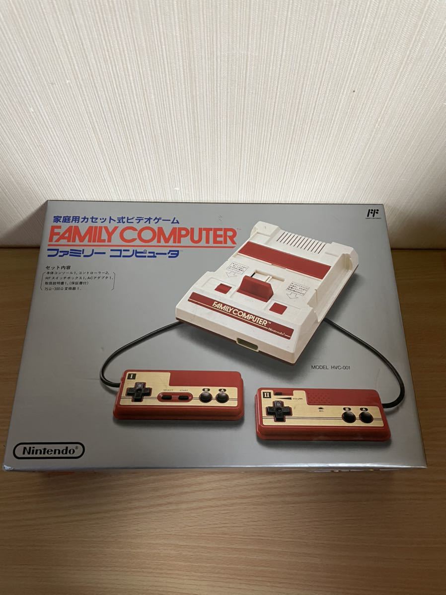 未使用品】任天堂 初代 FC ファミコン ファミリーコンピュータ 本体