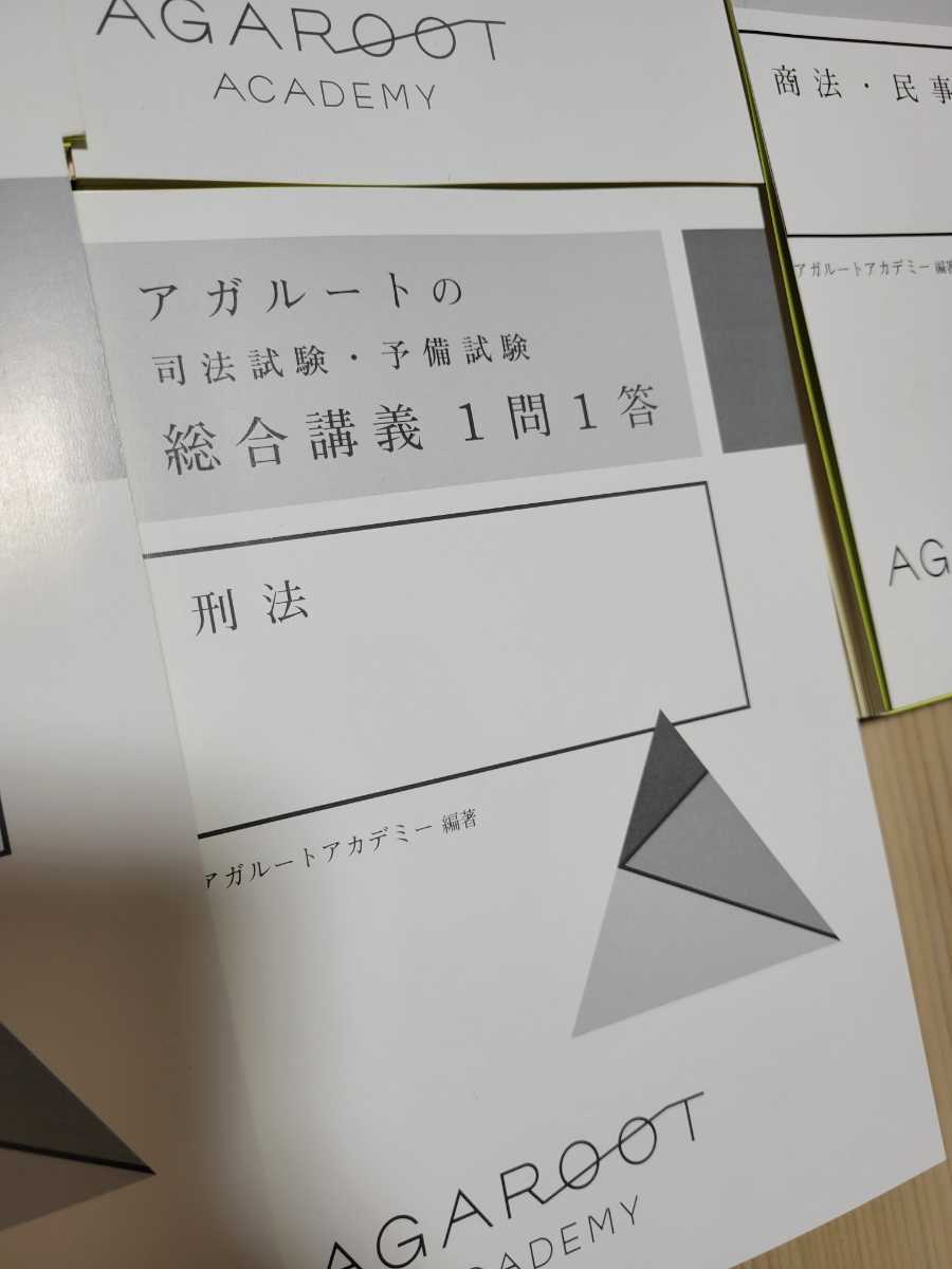 アガルート　司法試験　予備試験 　一問一答　工藤北斗 法科大学院 民法　刑事訴訟法　刑法　憲法　行政法　商法　民事訴訟法　裁断済み_画像5