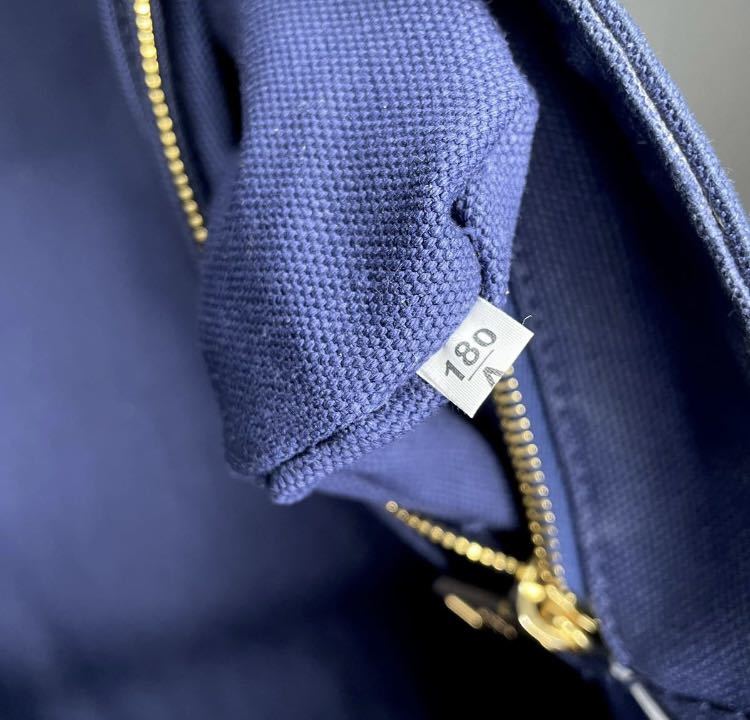 極美品 PRADA プラダ カナパ 2way ネイビー 紺 Mサイズ ショルダー ...