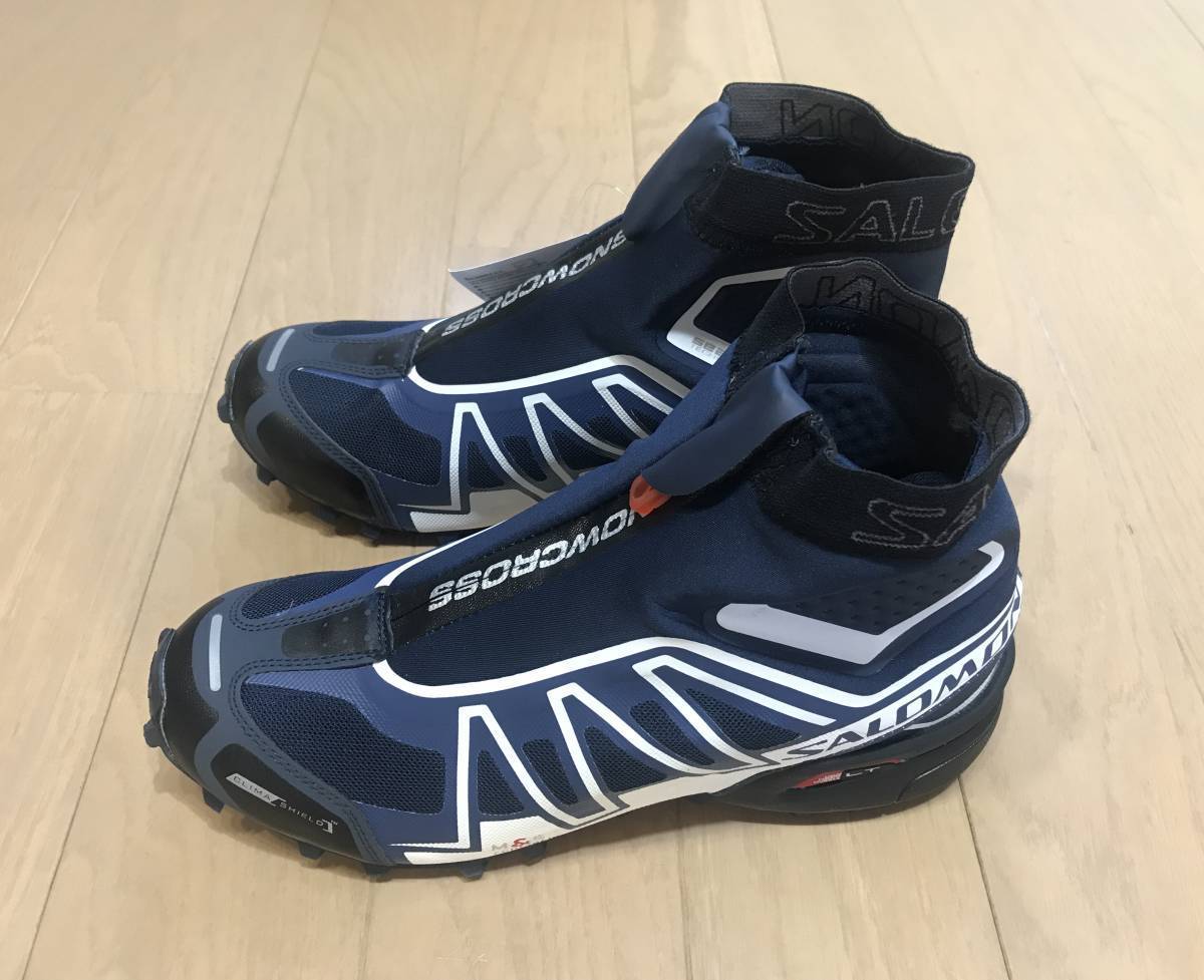 新品2916　SALOMON (サロモン) ミドルカット トレッキングシューズ　ゲイター一体型 26.5㎝　EU42