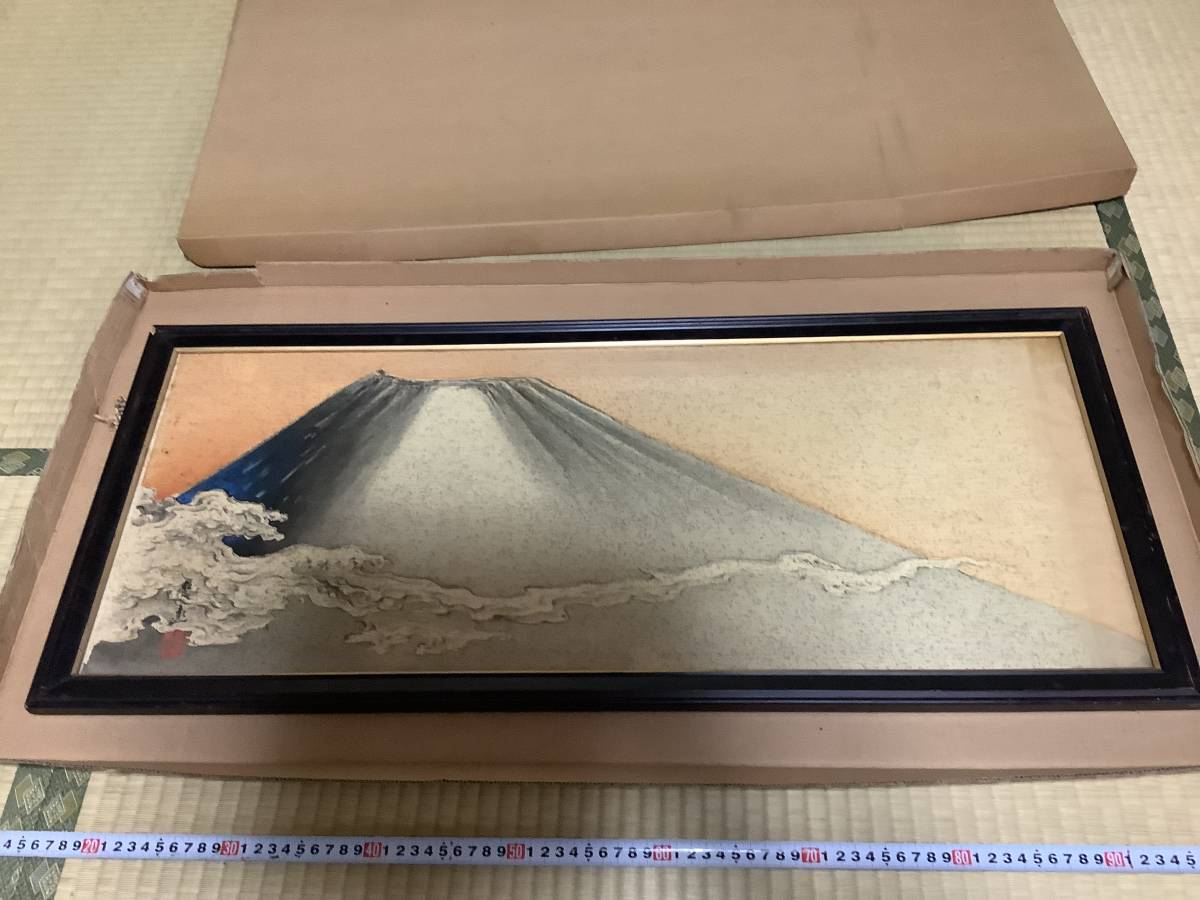 【真作】山田敬中/春景山水訪中図/春景訪友図/掛軸☆宝船☆AB-385 真作/山田敬中/春景山水訪中図/春景訪友図//掛軸☆宝船☆AB-385