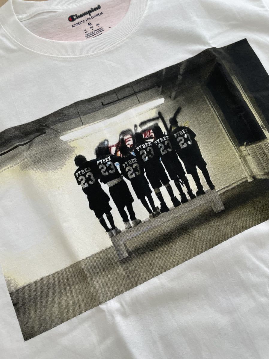 新品 希少 Virgil Abloh × MCA × Champion Tシャツ M シカゴ現代美術館
