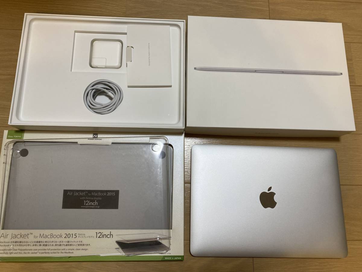 新作人気モデル 1.2G 12インチ A1534 MacBook core エアージャケット付き 256GSSD 16GBメモリ m3 MacBook
