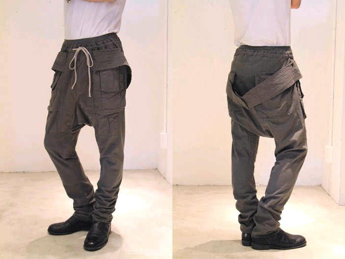 ★ Rick owens DRKSHDW サルエル カーゴパンツ S メンズ 送料無料 リックオウエンス ダークシャドウ CARGO SWINGERS  PANT カーゴ パンツ