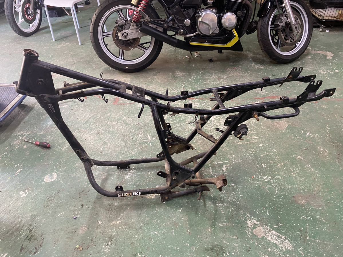 GSX250E ゴキ 書類付きフレーム 当時物 スズキ ザリ GSX250TL dinkes