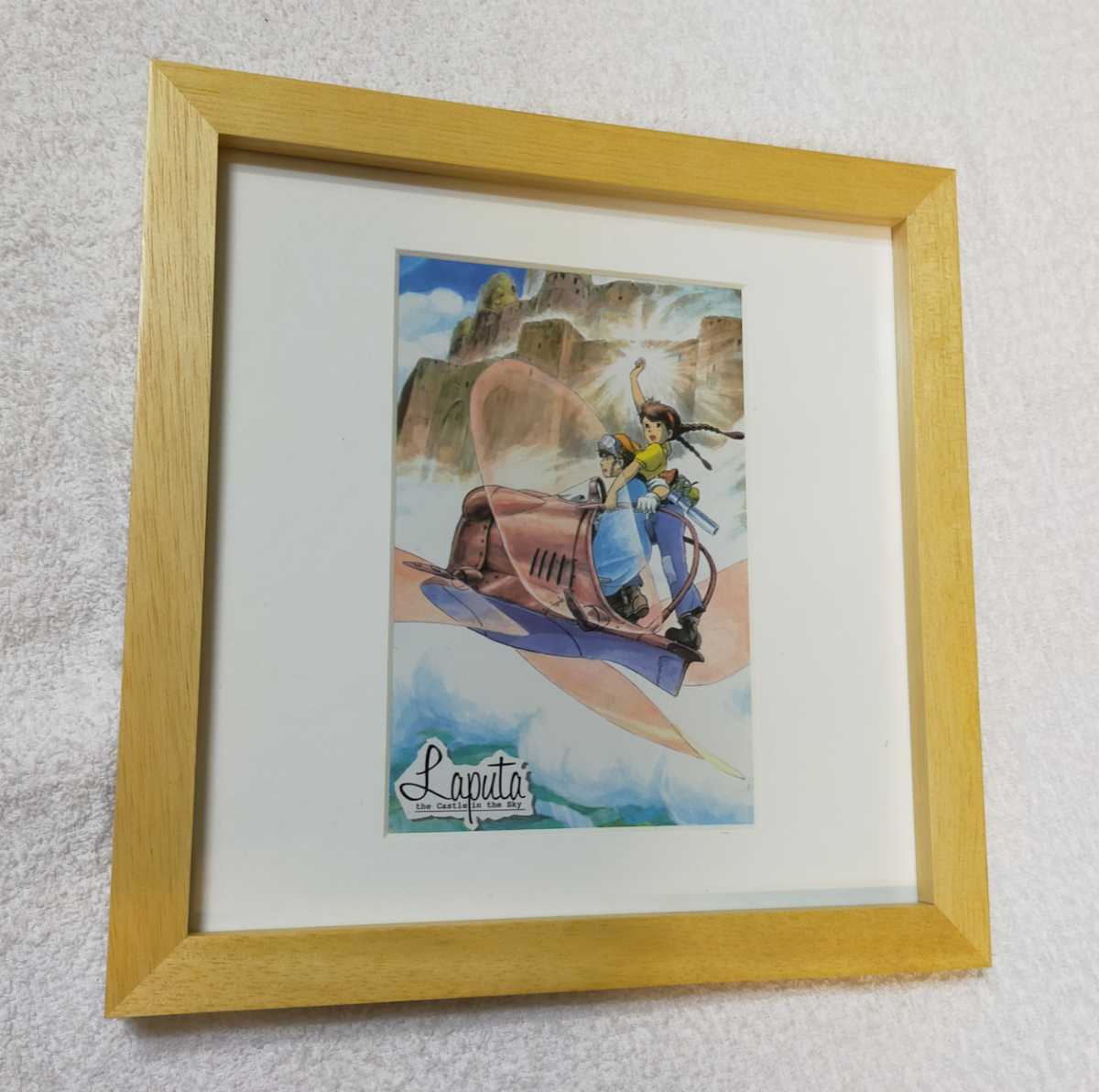 超レア!【当時物】スタジオジブリ 天空の城ラピュタ【額装品】ポスト