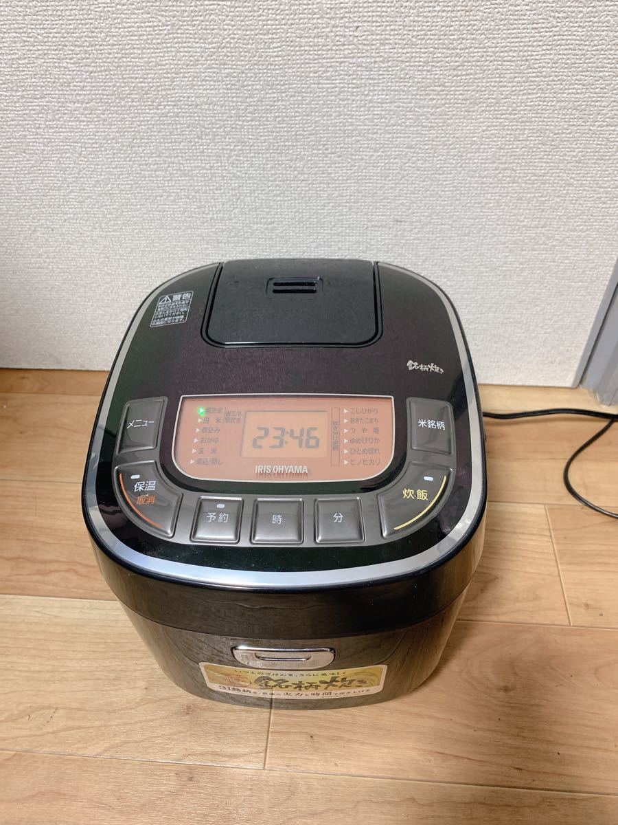炊飯器1.0L(1〜5.5合炊き) IRIS RC-MC50-B【2019年製】