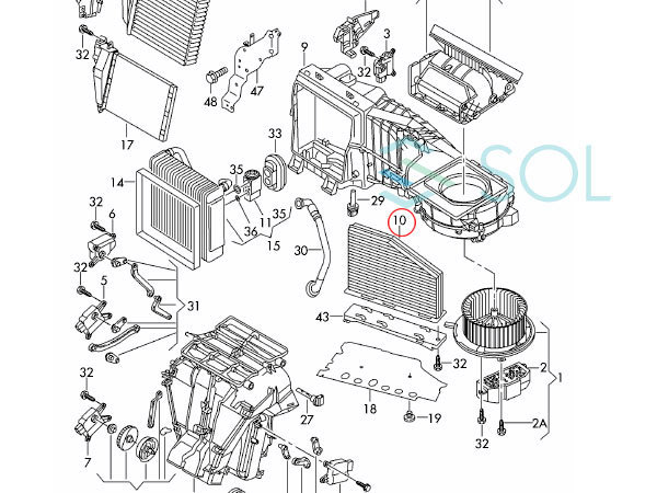 VW ゴルフ5 ゴルフ6 イオス ゴルフプラス パサート パサートCC エアコンフィルター 活性炭入 1K2819653B 1K2819653A 出荷締切18時_画像3